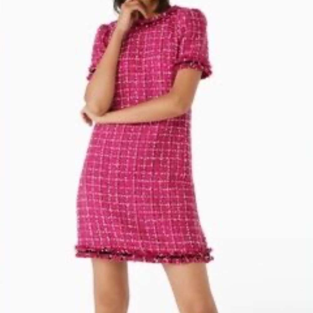 NEW KATE SPADE FESTIVE TWEED DRESS